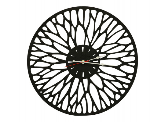 Wall clock KOCH 848107 BLACK 