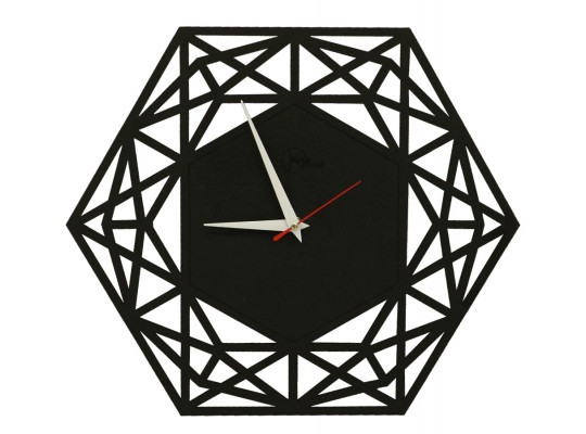 Wall clock KOCH 848108 BLACK 