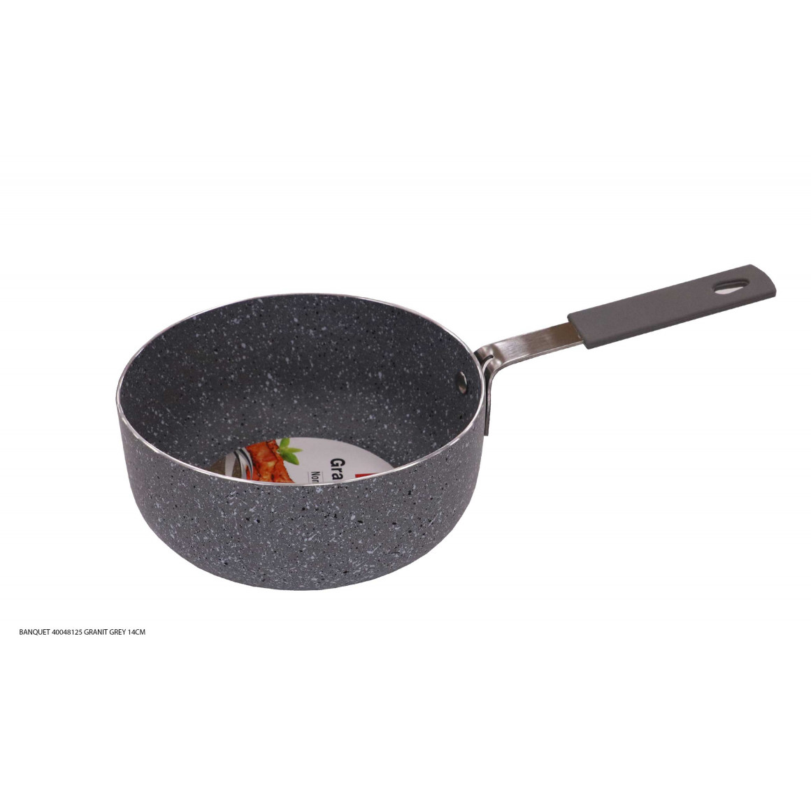 Casserols BANQUET 40048125 GRANIT GREY 14CM SAUCEPAN 