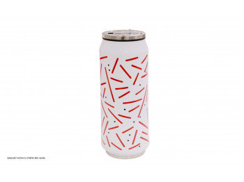 Термос BANQUET 48789516 STRIPES RED 430ML 