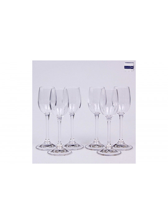 Cups set BANQUET 02B4G006060 LEONA CRYSTAL 60ML 