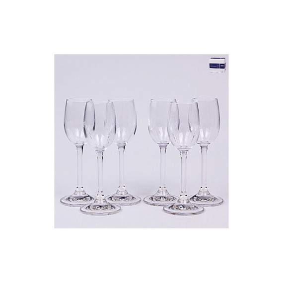 Набор стаканов BANQUET 02B4G006060 LEONA CRYSTAL 60ML 