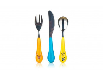 Table cutlery BANQUET 41109043 KIDS SET ZOO  3PC 