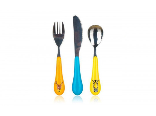 Table cutlery BANQUET 41109043 KIDS SET ZOO  3PC 