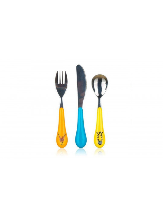 Table cutlery BANQUET 41109043 KIDS SET ZOO  3PC 