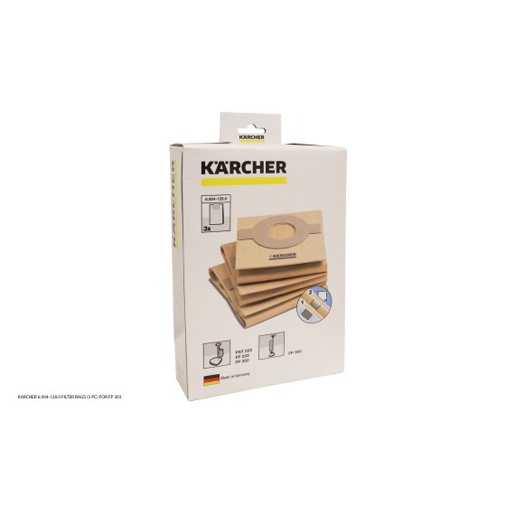 Мешки для пылесосов KARCHER FOR FP 303 (X3) (6.904-128.0)