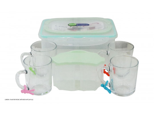 Набор стаканов LIMON 17835FOR PICNIC WITH BOX 4PC(507322) 