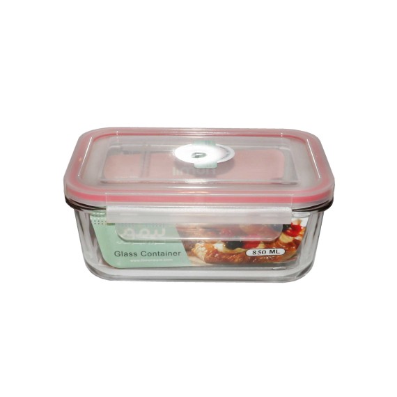 Пищевые контайнеры LIMON 180235 GLASS W/LID 850ML(903867) 