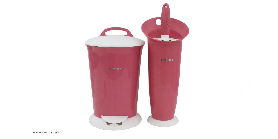 Bucket LIMON 85835 WITH TOILET BRUSH(503751) 