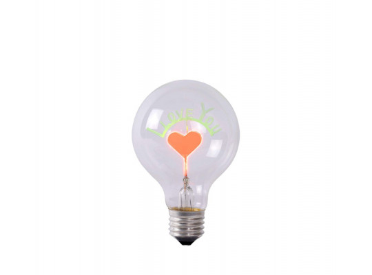 Lamp LUCIDE 49037/03/60 LED BULB-I LOVE YOU 