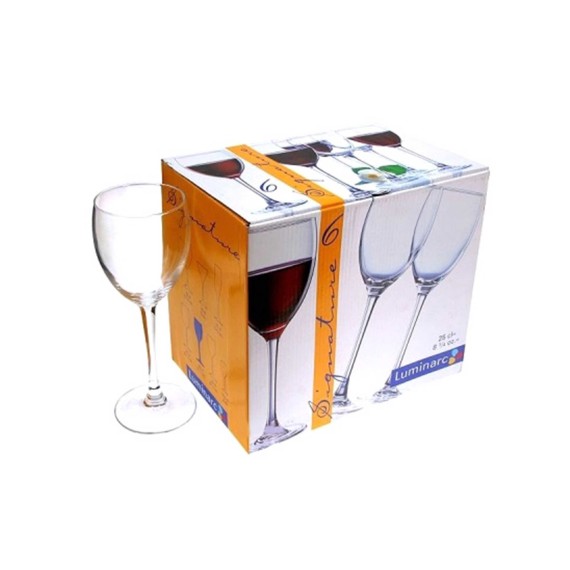 Բաժակների հավաքածու LUMINARC H8168 SIGNATURE 250ML 6PC 
