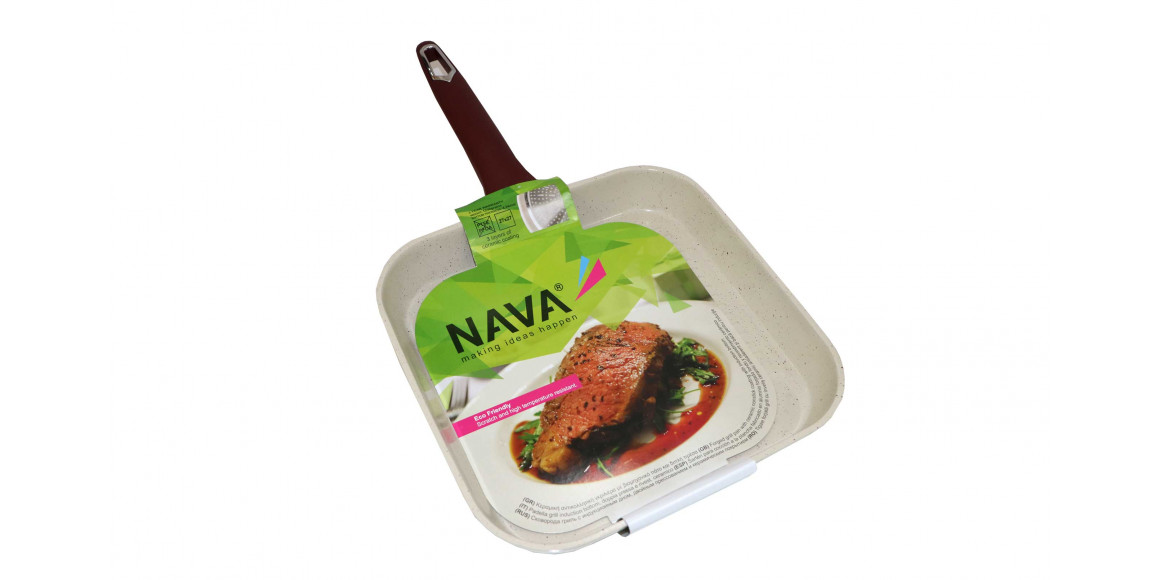 Frypan NAVA 10-044-010 GRILL 27X27CM 