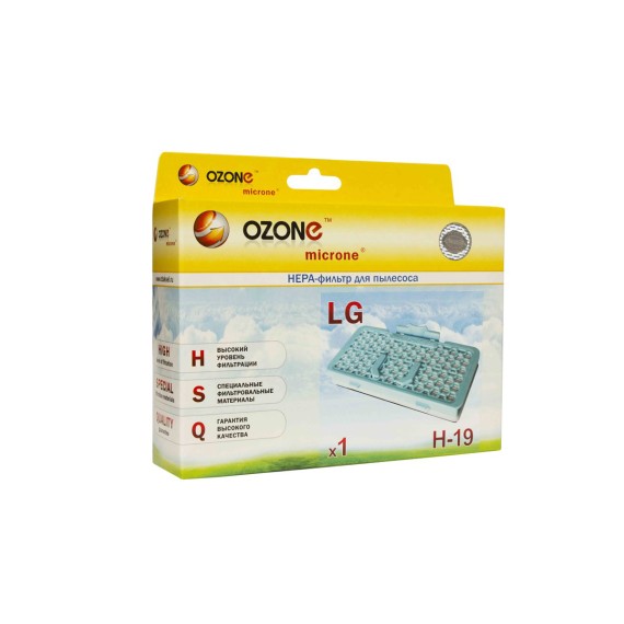 Фильтры для пылесосов OZONE H-19 HEPA 