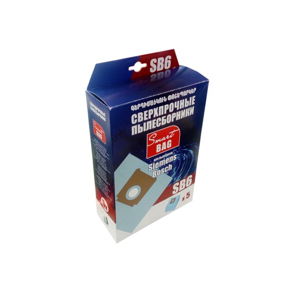 Мешки для пылесосов SMART BAG SB6 (X5) 