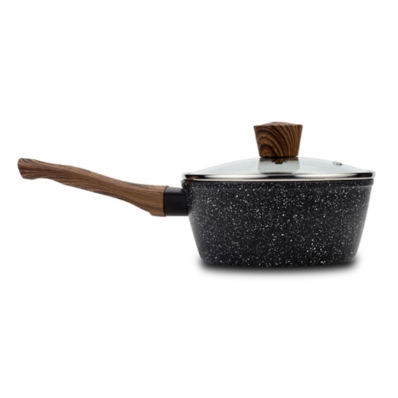 Casserols NAVA 10-144-124 STONE NATURE 18CM FOR MILK 