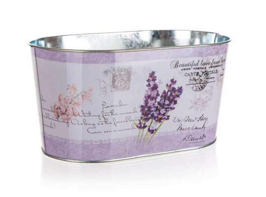 Декоративные акссесуары BANQUET 63918809 FLOWER POT METAL LAVANDER 