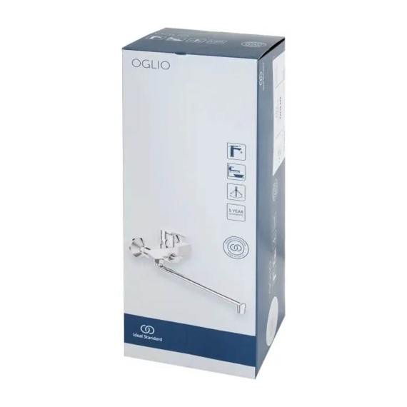 Душ-кран IDEAL STANDARD ALPHA 320 BSH/BSN MXR EXPSD CHR CDR LM (BD044AA)