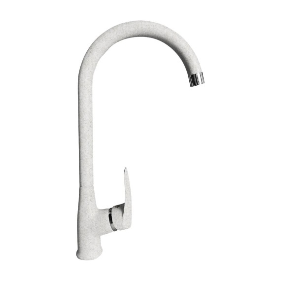 Kitchen tap GRANFEST QUARZ СМЕСИТЕЛЬ U-обр Z3424 D-35мм белый 