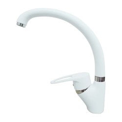 Kitchen tap GRANFEST СМЕСИТЕЛЬ боковой 1024 D-40мм белый 