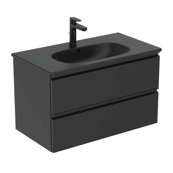 Раковина для ванной комнаты IDEAL STANDARD TESI VTY BSN 80 SILKBL BXD (T3509V3)