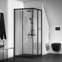 Shower cabin-pedestal IDEAL STANDARD ULTRAFLAT NEW SHT 90X90 SQR BK SILK (T4467V3)