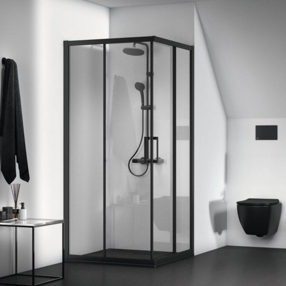 Լոգախցիկ-տակդիր IDEAL STANDARD ULTRAFLAT NEW SHT 90X90 SQR BK SILK (T4467V3)