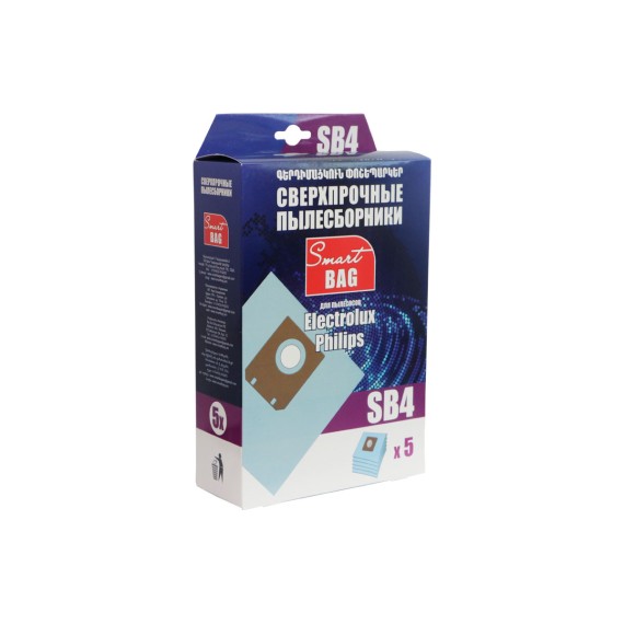 Мешки для пылесосов SMART BAG SB4 (X5) 