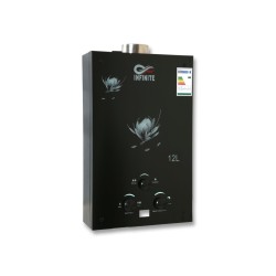 Gas water heater INFINITE JSG20-H21 TURBO BLACK GLASS PANEL 