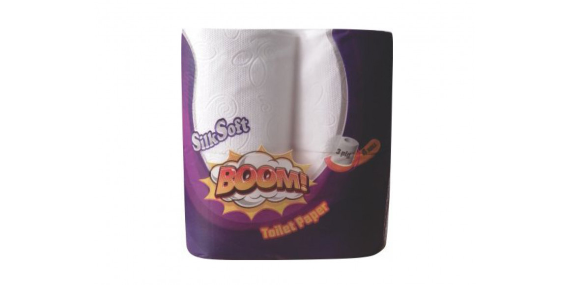 Toilet paper SILK SOFT 3Շ 4 ՀԱՏ BOOM (003096) 