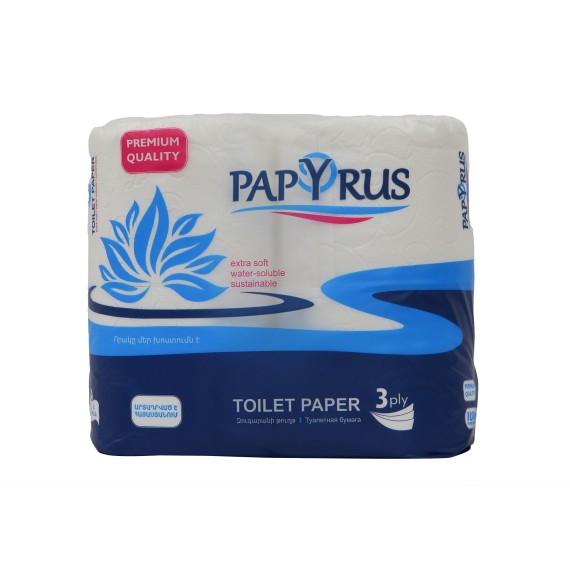 Туалетная бумага PAPYRUS 3Շ 4ՀԱՏ (600222) 