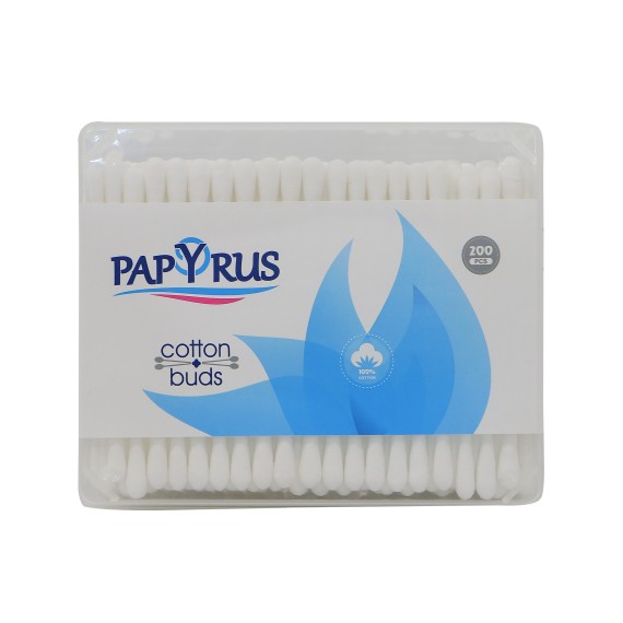 Բամբակյա փայտիկ PAPYRUS 200 PC (601058) 