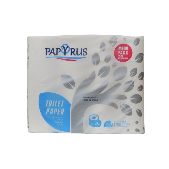 Туалетная бумага PAPYRUS 3Շ 32ՀԱՏ (601836)
