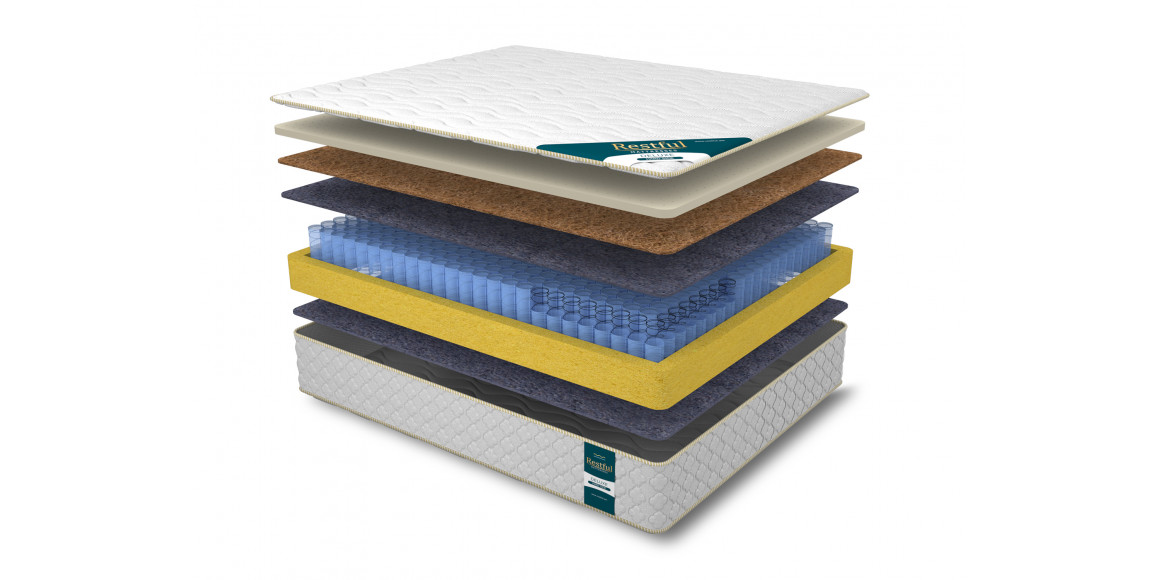 Pocket mattress RESTFUL DELUXE HARD SIDE 90X200 