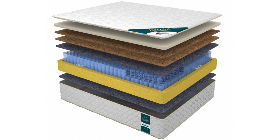 Pocket mattress RESTFUL DELUXE HARD SIDE 120X200 