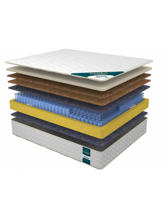 Pocket mattress RESTFUL DELUXE HARD SIDE 140X200 
