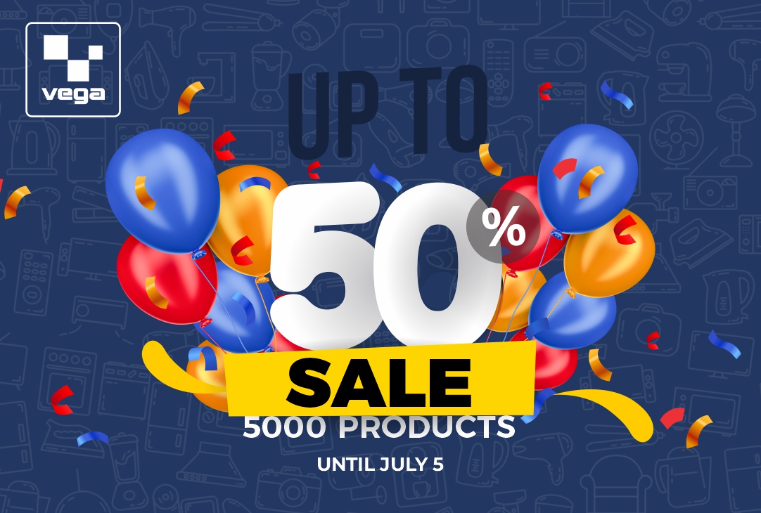 SALE up to 50% in VEGA stores continue‼️