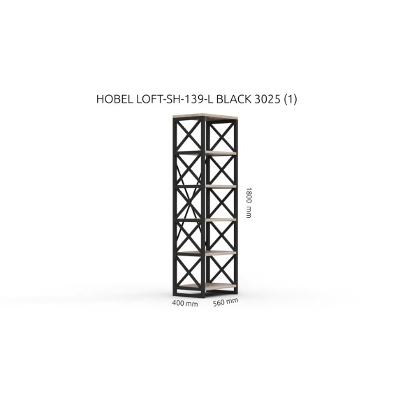 HOBEL LOFT-SH-139-L BLACK/ 3025 (1)