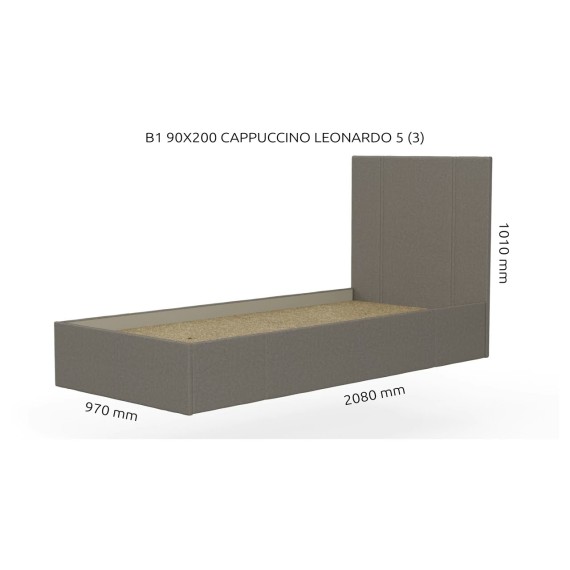 HOBEL B1 90X200 CAPPUCCINO LEONARDO 5 (3)