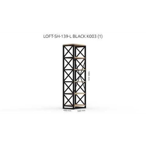 HOBEL LOFT-SH-139-L BLACK/ K003 (1)