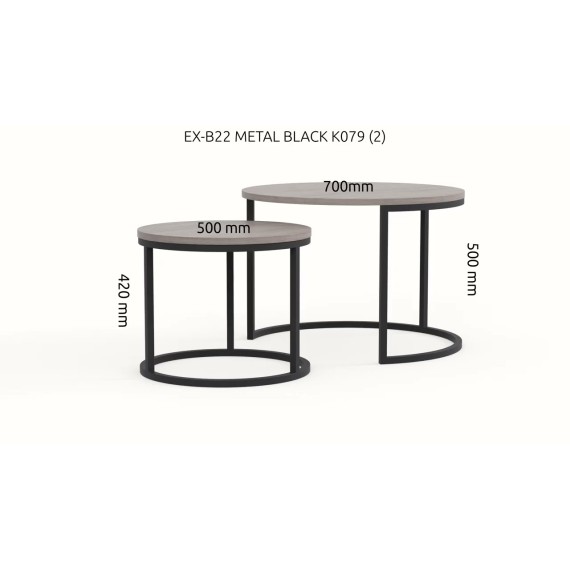 HOBEL EX-B22 METAL BLACK/K079 (2)
