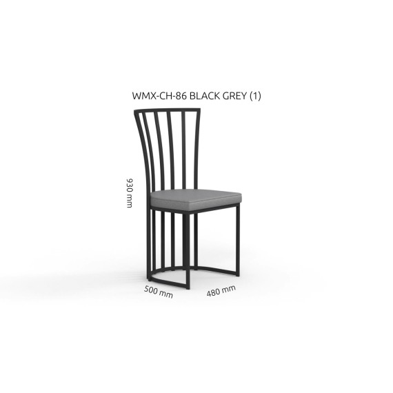 HOBEL WMX-CH-86 BLACK/ GREY (1)