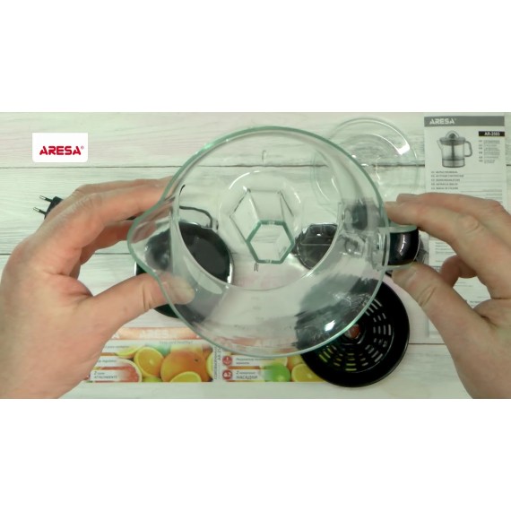 Распаковка соковыжималки / Unpacking of juicer ARESA AR-2503