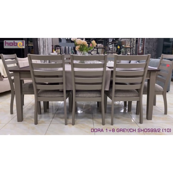 HOBEL DORA 1+8 GREY/CH SHO599/2 (10)
