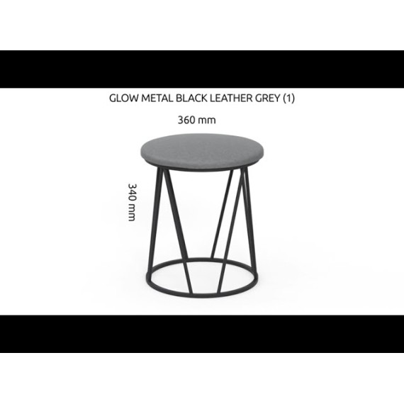 HOBEL GLOW METAL BLACK/LEATHER GREY (1)