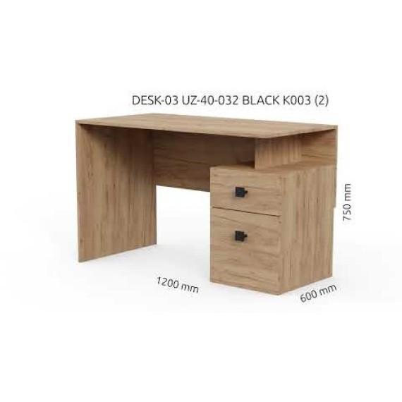 HOBEL DESK-03 UZ-40-032 BLACK K003 (2)