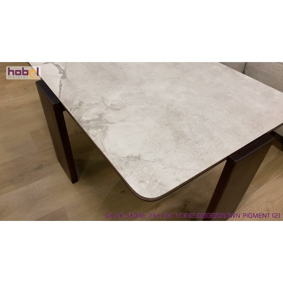 HOBEL GILDE STONE 75X120 IVORIE BEIGE/BROWN PIGMENT (2)