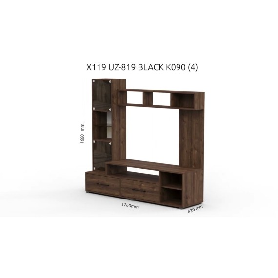 HOBEL X119 UZ-819 BLACK K090 (4