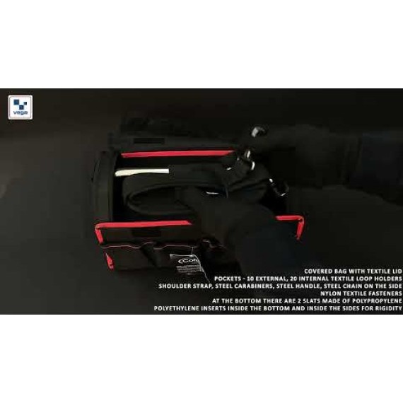 COFRA TC-4218WR  (Black/Red)