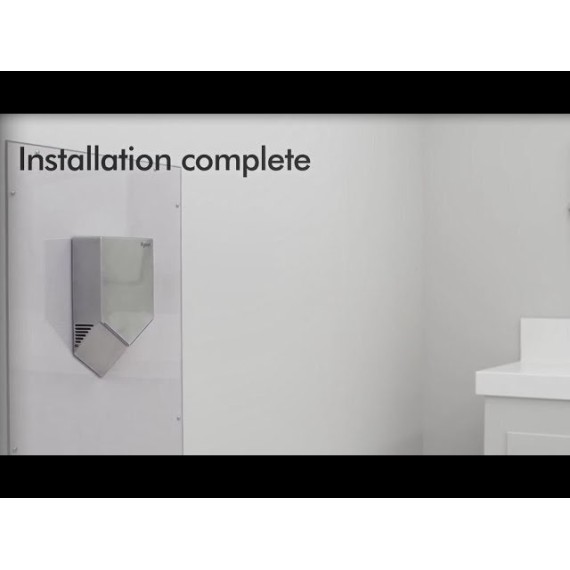 Dyson Airblade V hand dryer - How to install