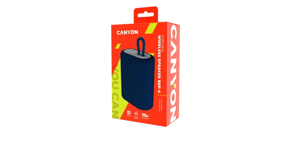 Bluetooth speaker CANYON CNE-CBTSP4BL (BLUE) 
